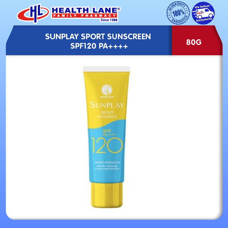 SUNPLAY SPORT SUNSCREEN SPF 50+ PA++++ 120 (80G)